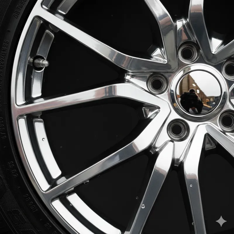 Pormenor de jante limpa